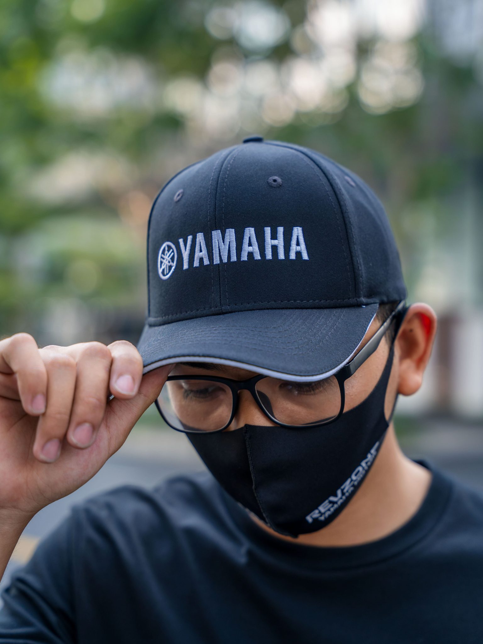 Mũ Yamaha logo