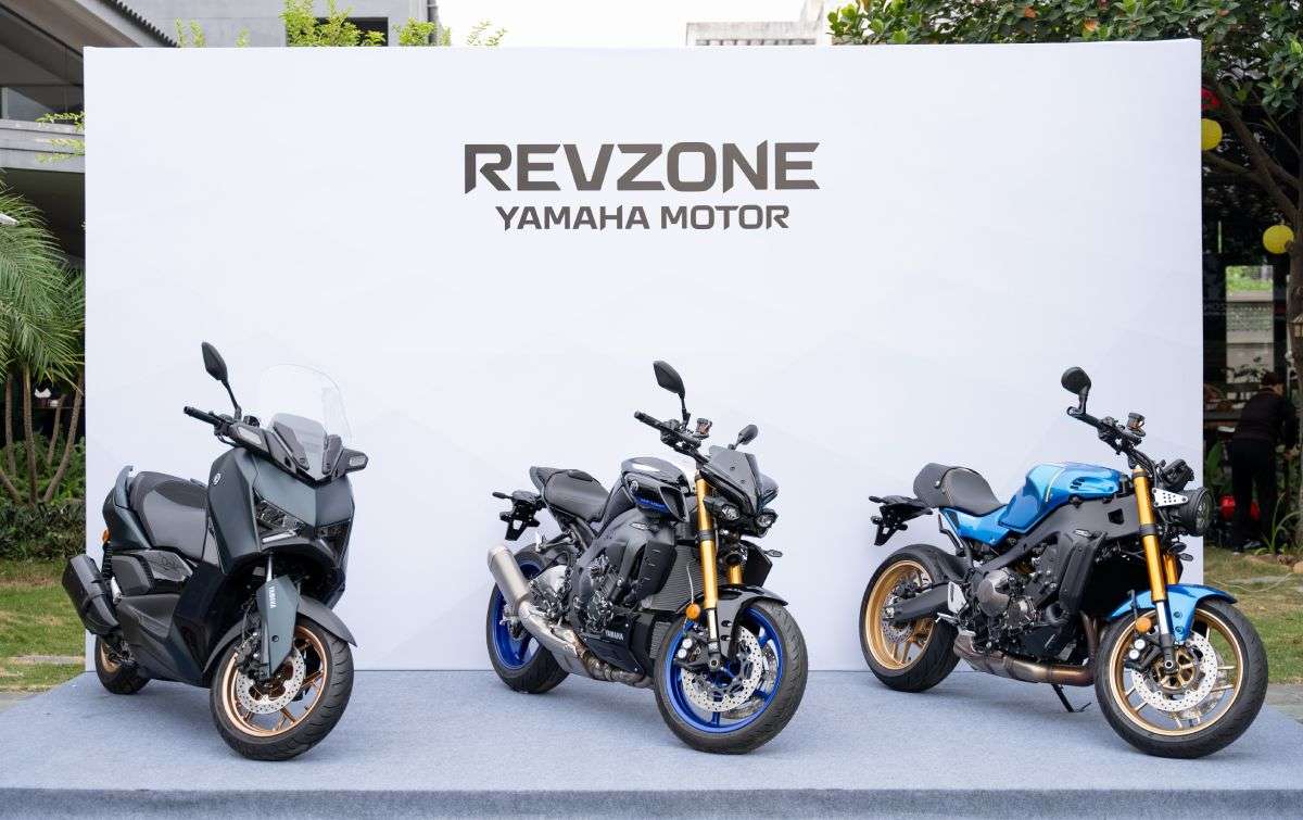 Các mẫu xe moto Yamaha trưng bày